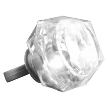 Huge Gem White Diamond Novelty Flashing Ring - £18.09 GBP