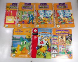 Leappad BOOKS ONLY 7-Lot: Richard Scarry Word Book, Phonics, Math - £5.13 GBP