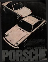 1974 Porsche 911 and 914 2.0 silver cars photo vintage print ad e1 - $24.11