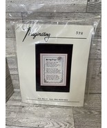 Imaginatings Cross Stitch Kit # 578 Marriage Prayer NOS - $12.86