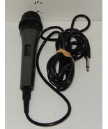 Microphone Long Cord Plug in On/Off Switch High Grade Low Noise 9&quot; Gray ... - $33.85 CAD