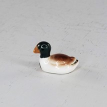 Bone China Mallard Duck Teeny Tiny Miniature Figurine - £9.38 GBP