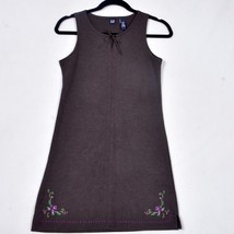 Gap Dress Women&#39;s Grey Size Large Embrodry Detail at Hem - £15.13 GBP