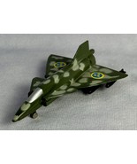 Vintage Zee Toys Saab AJ 37 Viggen Military Airplane Die Cast Toy Dyna F... - $212.05 MXN