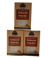 3 x Okay for Men Refreshing Teakwood Soap Bar Hypoallergenic 9oz - €30,08 EUR