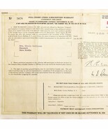 1959 Maritime Telegraph Full Share Stock Subscription Warrant Nova Scoti... - $366.58 MXN