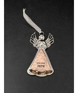 Ganz Live Your Faith Artisan Bead Angel Christmas Ornament Religious Copper - €7,73 EUR