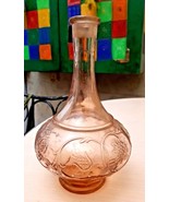 Pink Depression Glass Decanter / Vase No Stopper - $2,434.20 MXN