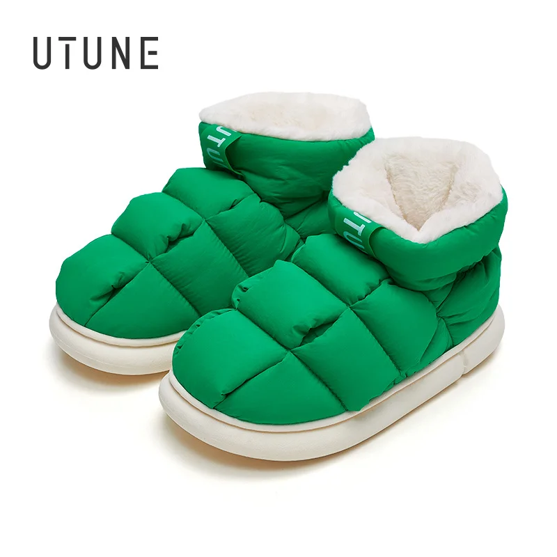 UTUNE Waterproof Men&#39;s Winter Ankle Snow Boots Warm High Top Women Boots For Hom - £159.09 GBP