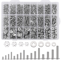 900PCS Nuts and Bolts Assortment Kit for Home Projects - Stainless Steel Machine - £32.18 GBP+