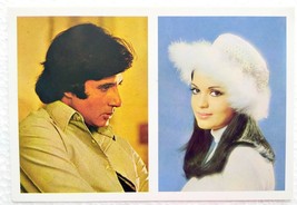 Bollywood Actor Actress Zeenat Aman Amitabh Bachchan Post card Unposted Postcard - £6.31 GBP