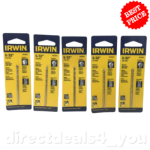 Irwin Industrial Carbide Tip Rotary Masonry Drill Bit 5/32&quot; 5026001 Pack of 5 - £15.81 GBP