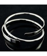 Sterling Silver .925 Wrap Spiral Bracelet Beautiful Gift for Her - $421.74 CAD