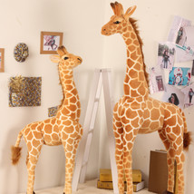 Giant Giraffe Plush Toys Cute Stuffed Animal Dolls Soft Animal Deer Doll Birthda - £15.17 GBP