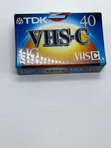 TDK VHS-C E-HG TC-40 Ultimate Camcorder Video Tape Cassette - £7.59 GBP
