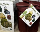 Picnic Time Meritage Wine and Cheese Tote Riviera Collection Maroon - $44.54