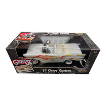 American Muscle Grease &#39;57 Chevy Custom Convertible White Diecast 1/18 Ertl - £61.87 GBP