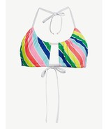 Love &amp; Sports Women&#39;s Swim Malibu Bikini Top Multicolor Size L(12-14) - £20.50 GBP