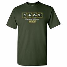 Elements of Humor - Science Sarcasm Periodic Table Funny T Shirt - Small - Fores - £19.07 GBP