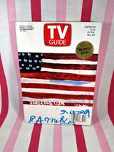 Cool R. A. Miller December 2001 SIGNED US Flag Cover on TV Guide Lord Love You - £58.77 GBP