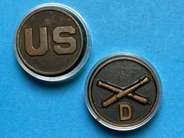 CIRCA 1910-1937, U.S. AND ARTILLERY, D BATTERY, COLLAR DISKS TYPE I, ENL... - $276.07 MXN CIRCA 1910-1937, U.S. AND ARTILLERY, D BATTERY, COLLAR DISKS TYPE I, ENL... - $276.07 MXN