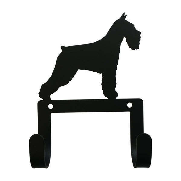 Schnauzer Powder-coated Wall Hooks Made in USA