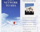 JAL&#39;s Network to Asia Japan Air Lines Brochure 2006 Same Day Connections - £14.01 GBP