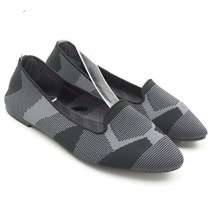 Skechers Womens Cleo Sherlock Gray Slip On Flats Shoes Size 5.5 44731 - £15.89 GBP