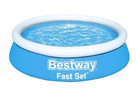 Fast Set 10&#39; x 30&quot; Above Ground Pool Set, Blue - £75.52 GBP