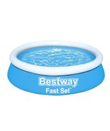 Fast Set 10&#39; x 30&quot; Above Ground Pool Set, Blue - £74.76 GBP