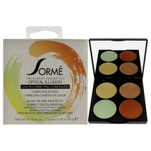Optical Illusion Color Correcting Palette by Sorme Cosmetics for Women -... - $17.95