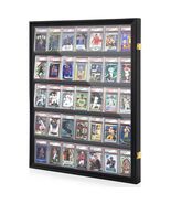 Graded Trading Card Display Case 35 Sport Baseball Football PSA Slabs Ca... - $81.68