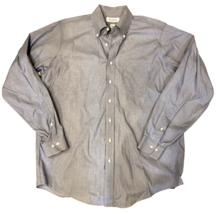 Brooks Brothers Shirt Mens 16 1/2 36-37 Blue Hounds Puppytooth Button Up... - $16.09