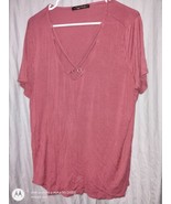 rags to riches Layering Shirt 3xl Maroon - $9.49