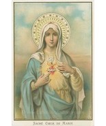 The Immaculate Heart of Mary – 4 Sizes – based on a Vintage Holy Card – ... - $14.80+