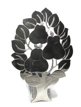 Wm A Rogers Pear Fruit Tree Trivet Silver Plated Wall Hanging  - £13.44 GBP
