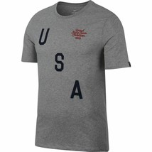 Nike USA National Soccer Team Squad Tee 849743-050 Grey Men's Size M/medium - $20.89