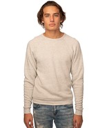 Unisex Triblend Fleece Raglan Crew Sweatshirt | MADE IN USA - $54.69 CAD