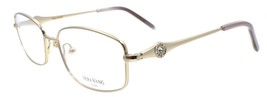 Vera Wang Placida SI Women&#39;s Eyeglasses Frames 51-16-130 Silver Titanium - £33.25 GBP