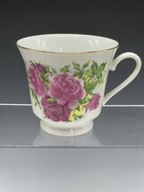 Vintage 10oz Floral Teacup Coffee Cup Ceramic Mug China S2 - $20.95