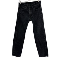 Levi&#39;s 505 jeans Size 32 x 32 mens Regular Fit Black  - £23.30 GBP