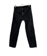Levi&#39;s 505 jeans Size 32 x 32 mens Regular Fit Black  - £23.30 GBP