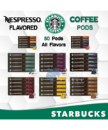 Starbucks Coffee Pods 50 Capsule Fit Nespresso Original Line Espresso Al... - $59.95+