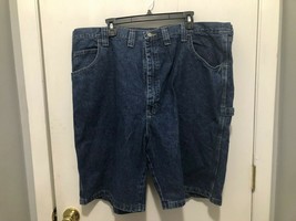 Wrangler Carpenter Blue Jeans Shorts Men&#39;s SZ 44 Hammer Loop - £10.58 GBP