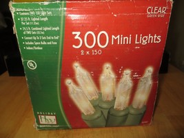 300 Clear Indoor/Outdoor Mini Lights - £6.88 GBP