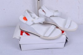 Michael Kors Ladies Shoes With Box Size 10 White Platform Sandals - £36.21 GBP