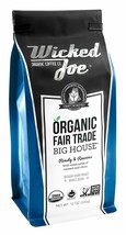 Wicked Joe Coffee Organic Packaged Whole Bean Big House 12 oz. - £15.13 GBP