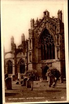 Vintage Real Picture Postcard 1910&#39;s Melrose Abbey South Transept -bk44 - £4.82 GBP