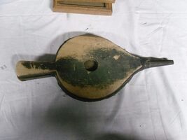 Antique poss. 18th Cen Wooden Air Bellow w Some Original Paint RS 7374 - $73.99