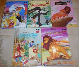 lot of 10 Disney Wonderful World Of Reading Books Lion King Jungle book Aladdin - £18.91 GBP